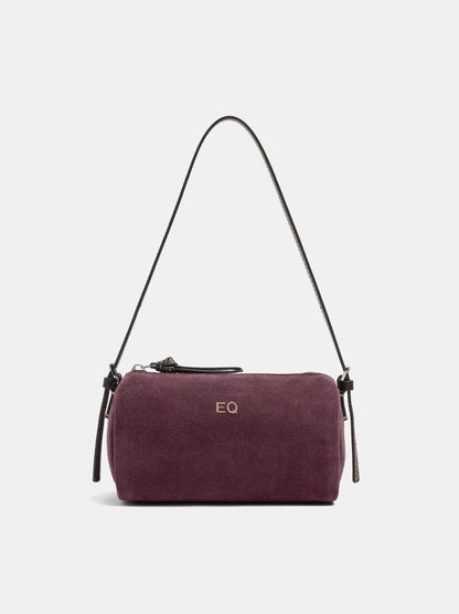 Elongated Leather Crossbody Bag