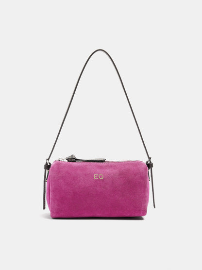 Elongated Leather Crossbody Bag