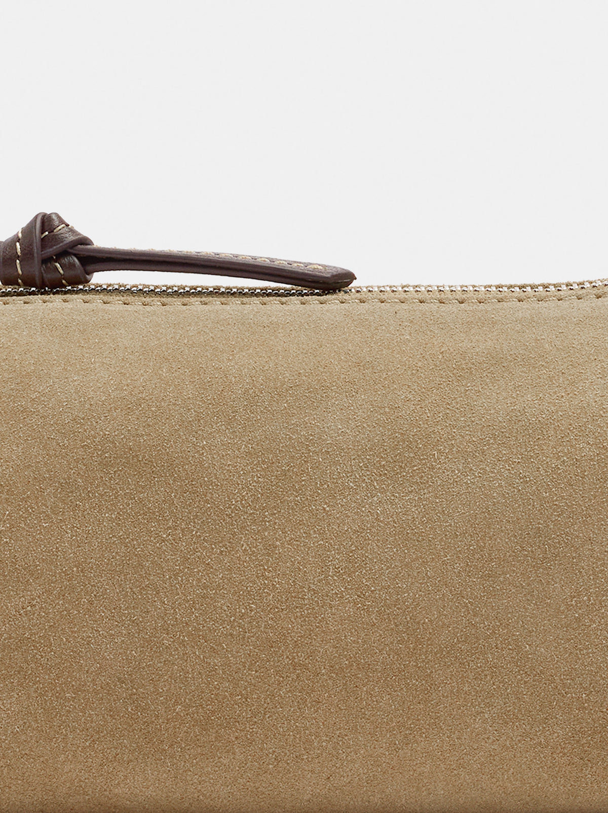 Elongated Leather Crossbody Bag