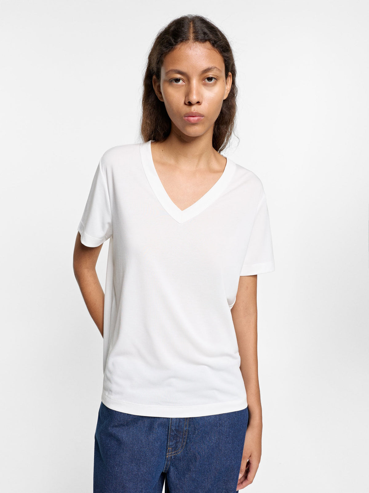Plain V-Neck T-Shirt