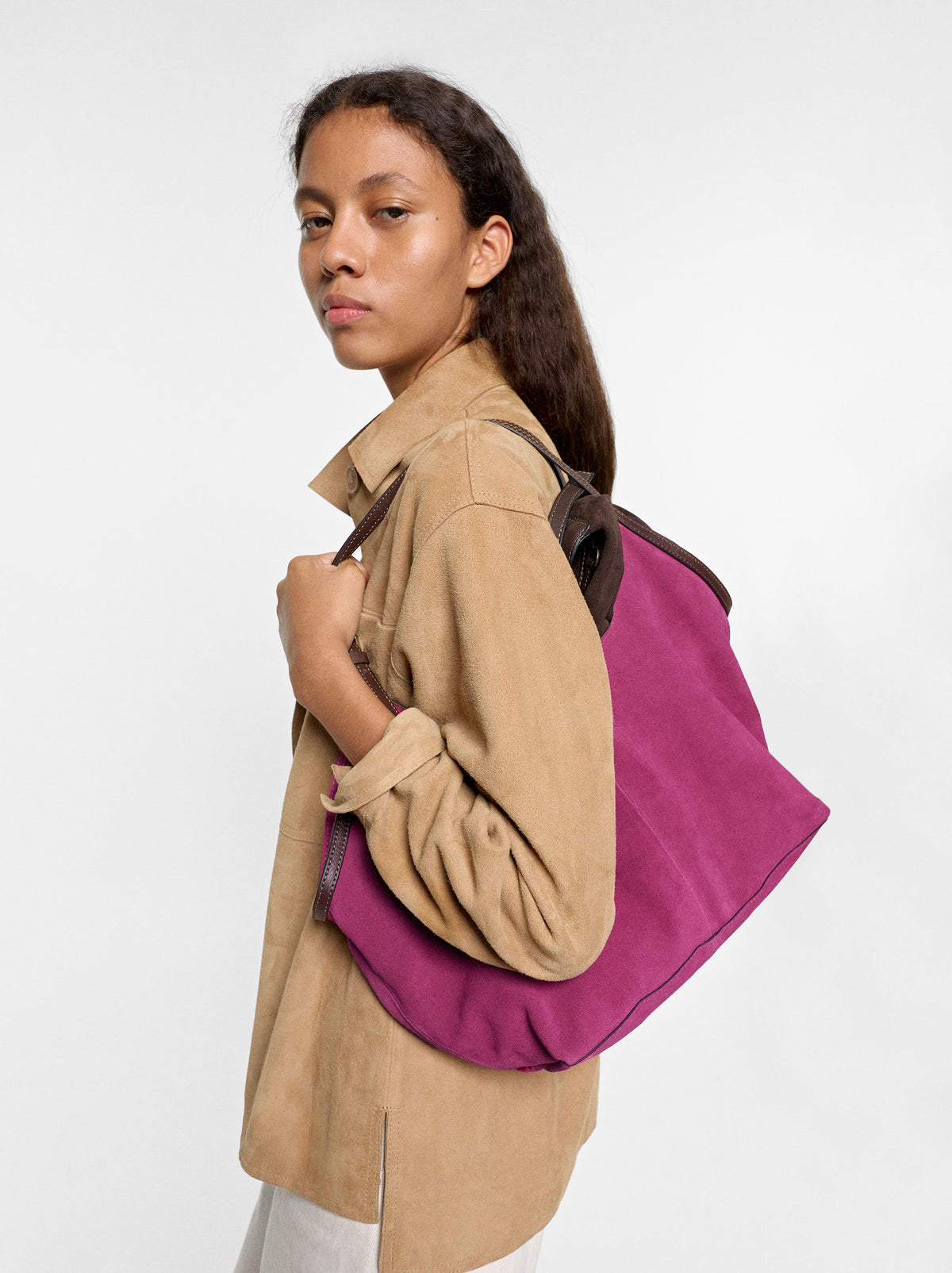 Leather Shopper Bag