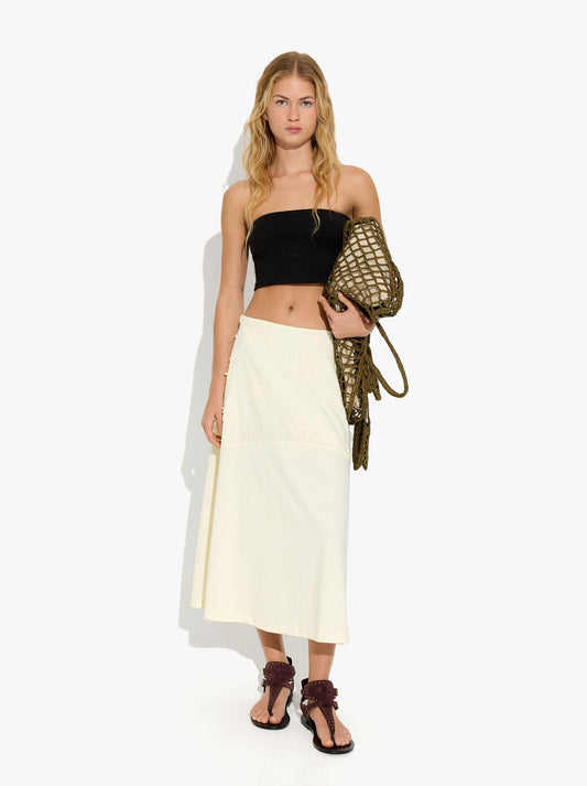 Skirt With 100% Cotton Embroidery