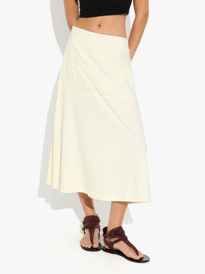 Skirt With 100% Cotton Embroidery
