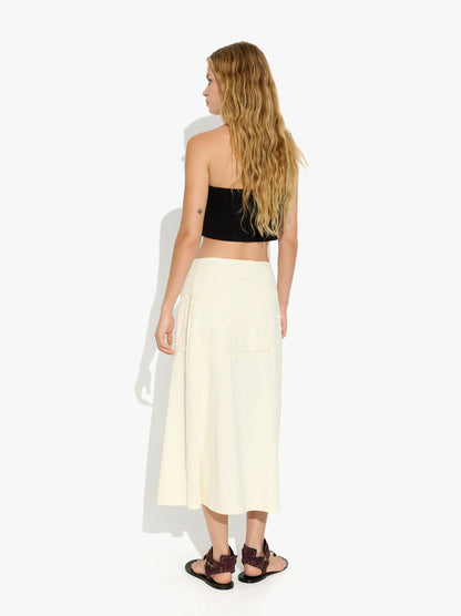 Skirt With 100% Cotton Embroidery
