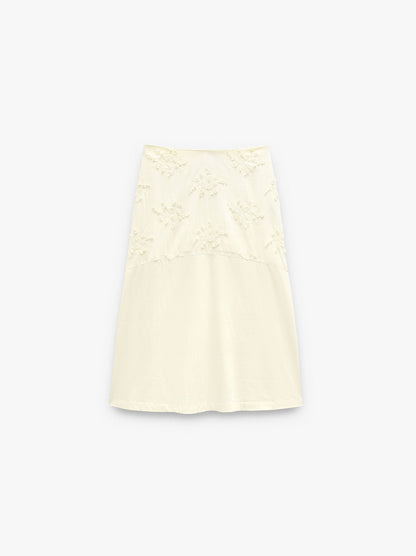 Skirt With 100% Cotton Embroidery
