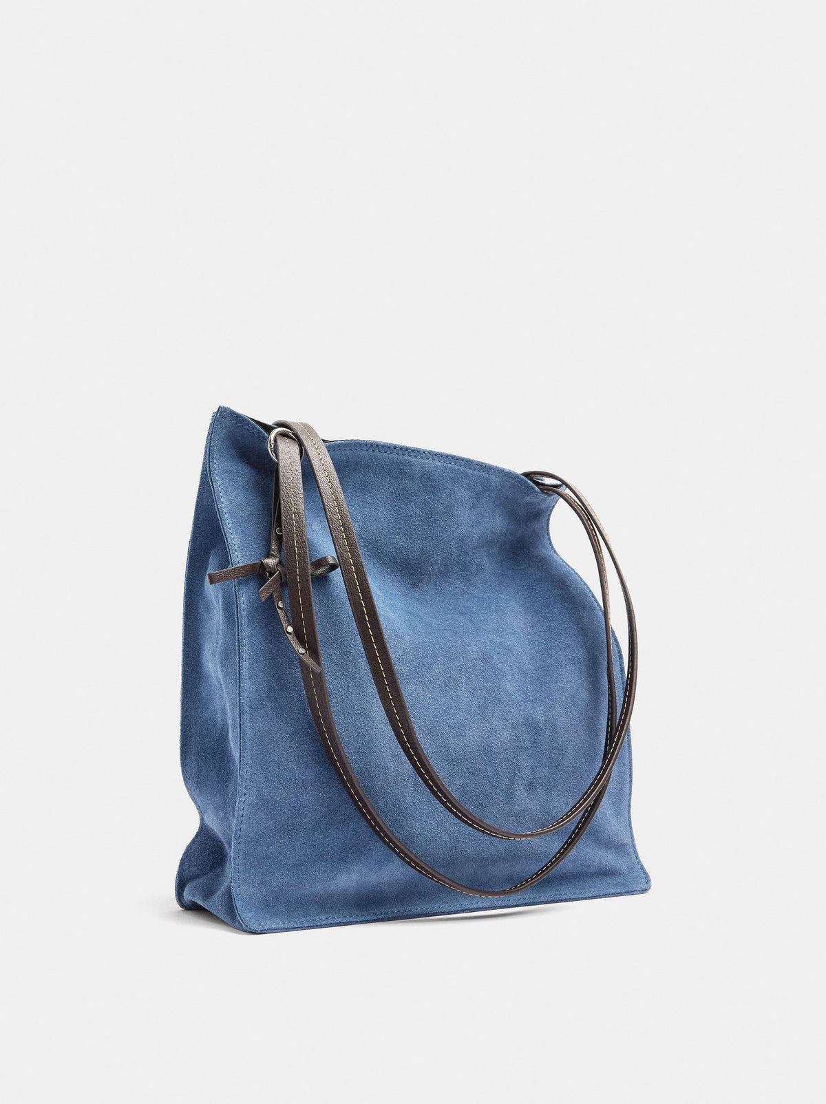 Rectangular Leather Shopper Bag