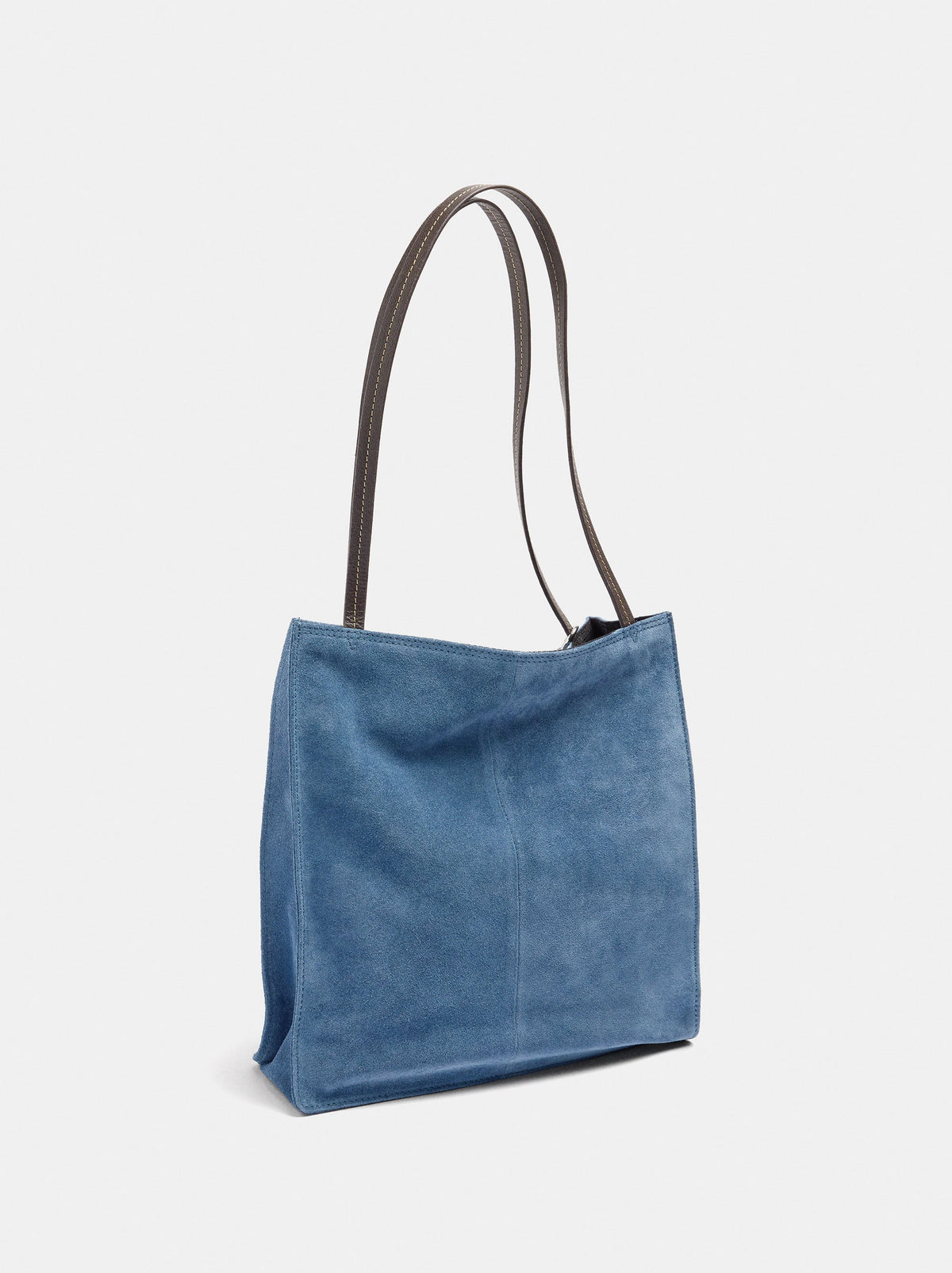 Rectangular Leather Shopper Bag
