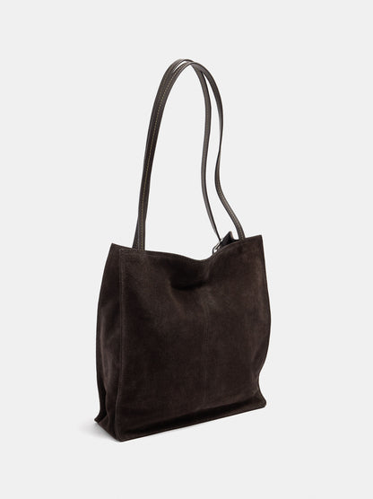 Rectangular Leather Shopper Bag