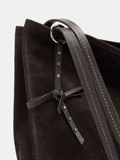 Rectangular Leather Shopper Bag