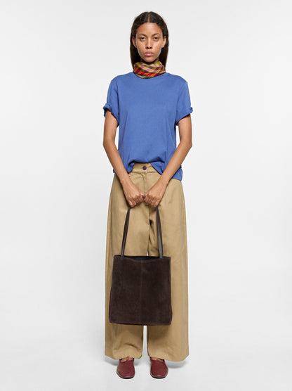 Rectangular Leather Shopper Bag