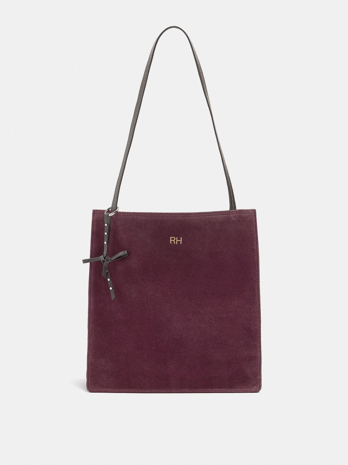 Rectangular Leather Shopper Bag