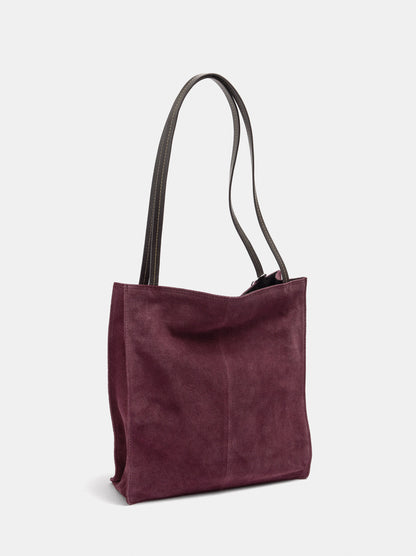 Rectangular Leather Shopper Bag