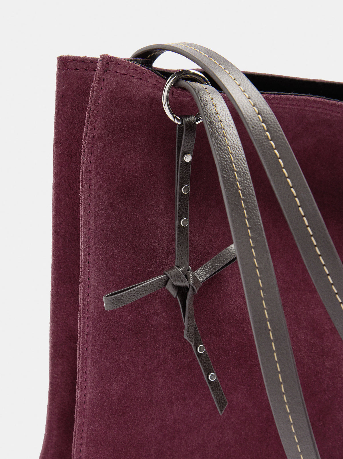 Rectangular Leather Shopper Bag