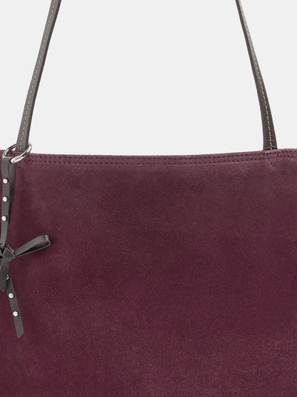 Rectangular Leather Shopper Bag