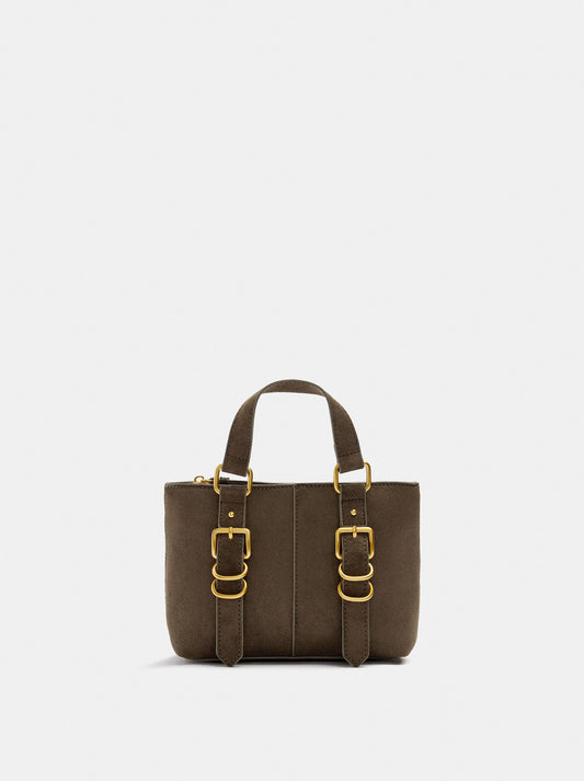 Tote Bag With Buckles