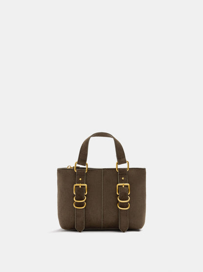 Tote Bag With Buckles