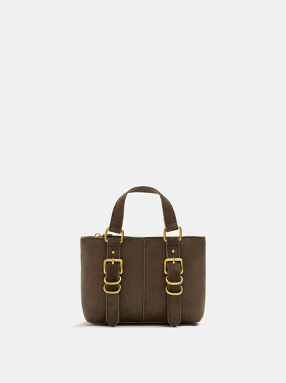 Tote Bag With Buckles