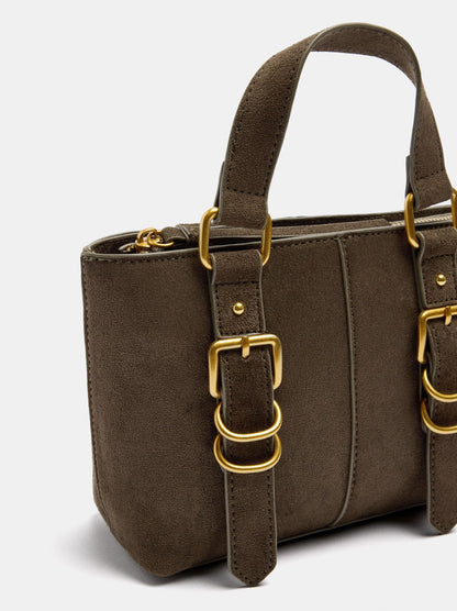 Tote Bag With Buckles