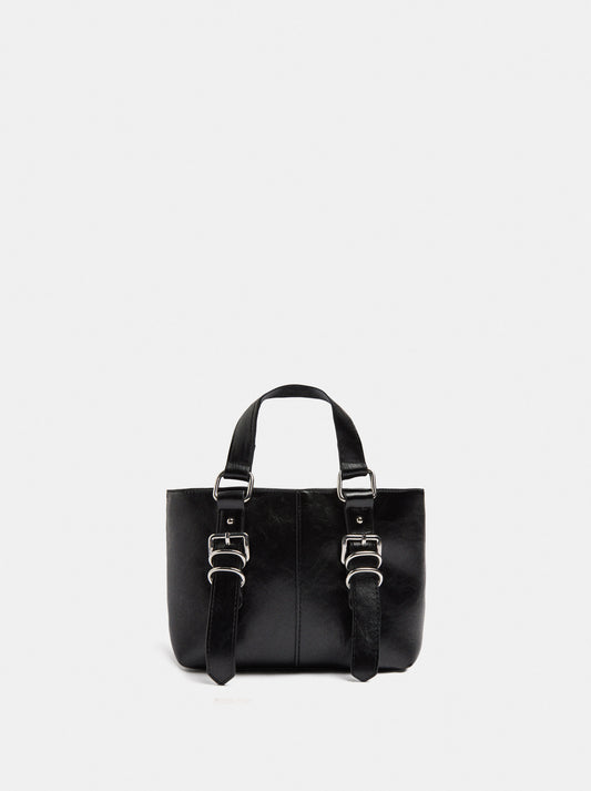 Tote Bag With Buckles