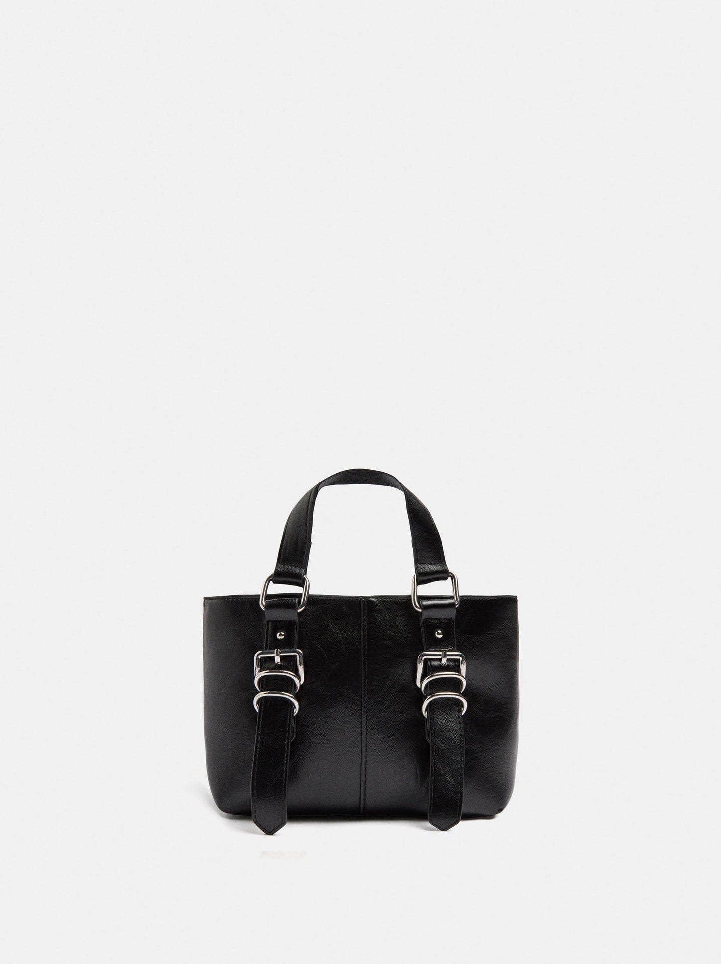 Tote Bag With Buckles