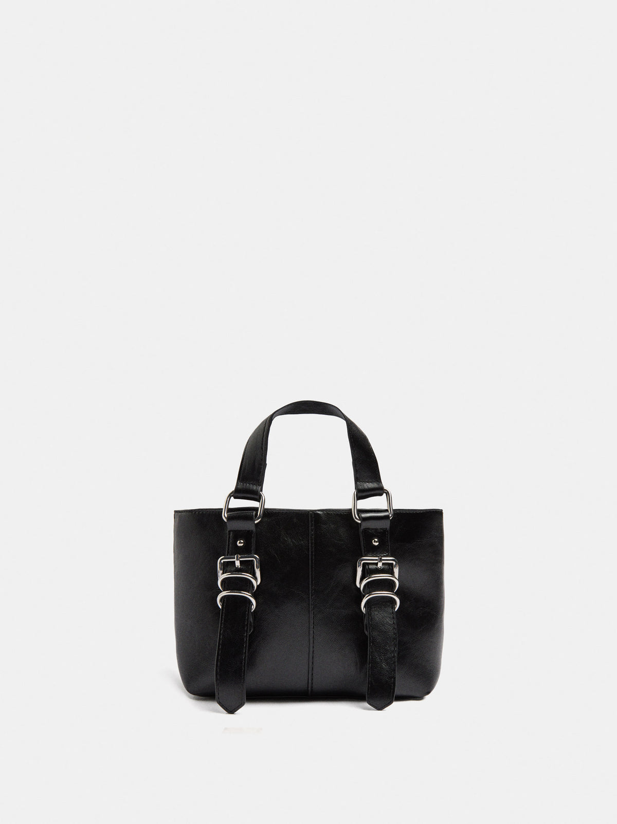 Tote Bag With Buckles
