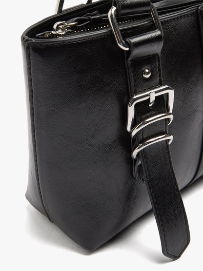 Tote Bag With Buckles
