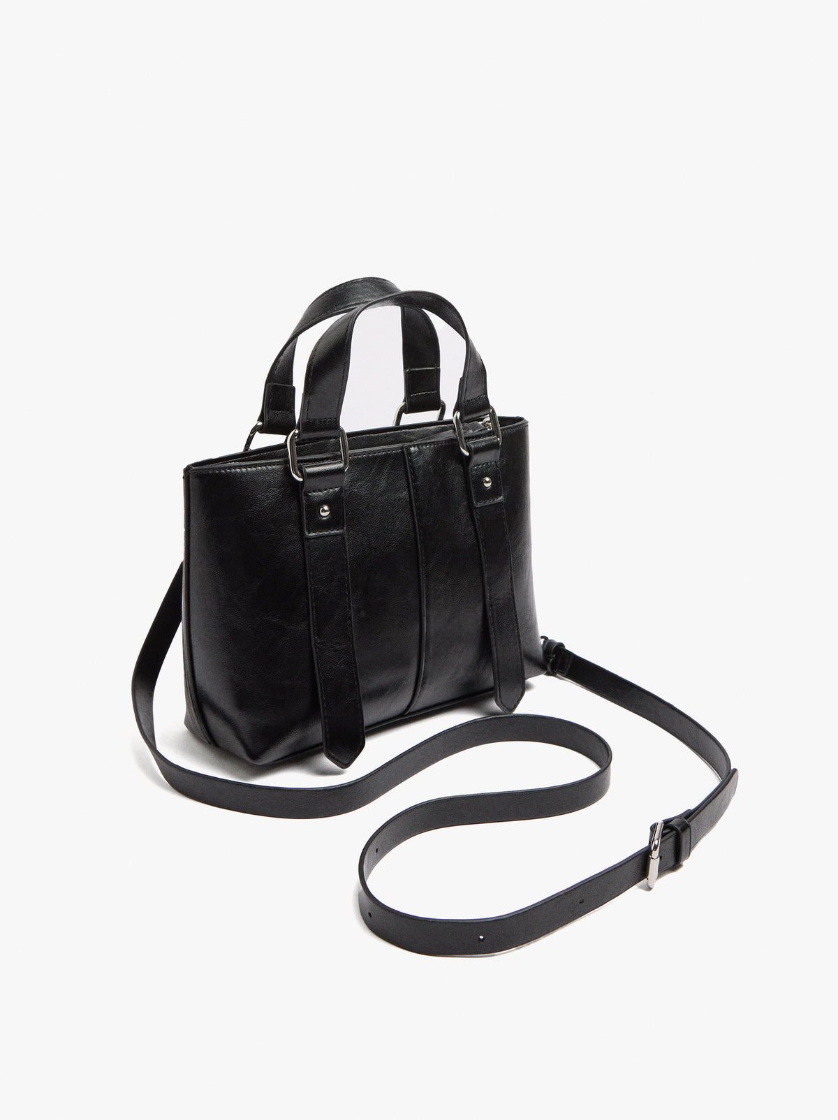 Tote Bag With Buckles