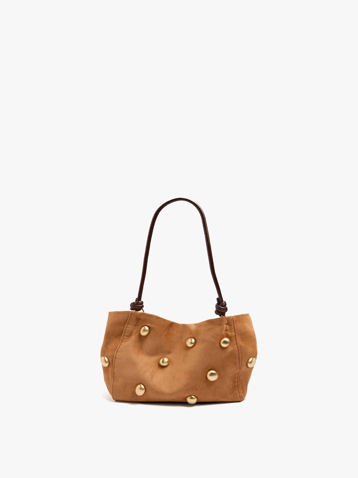 Leather-Effect Shoulder Bag With Spheres
