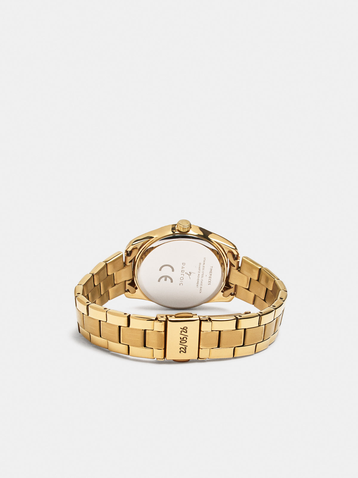Round Watch With Stainless Steel Bracelet