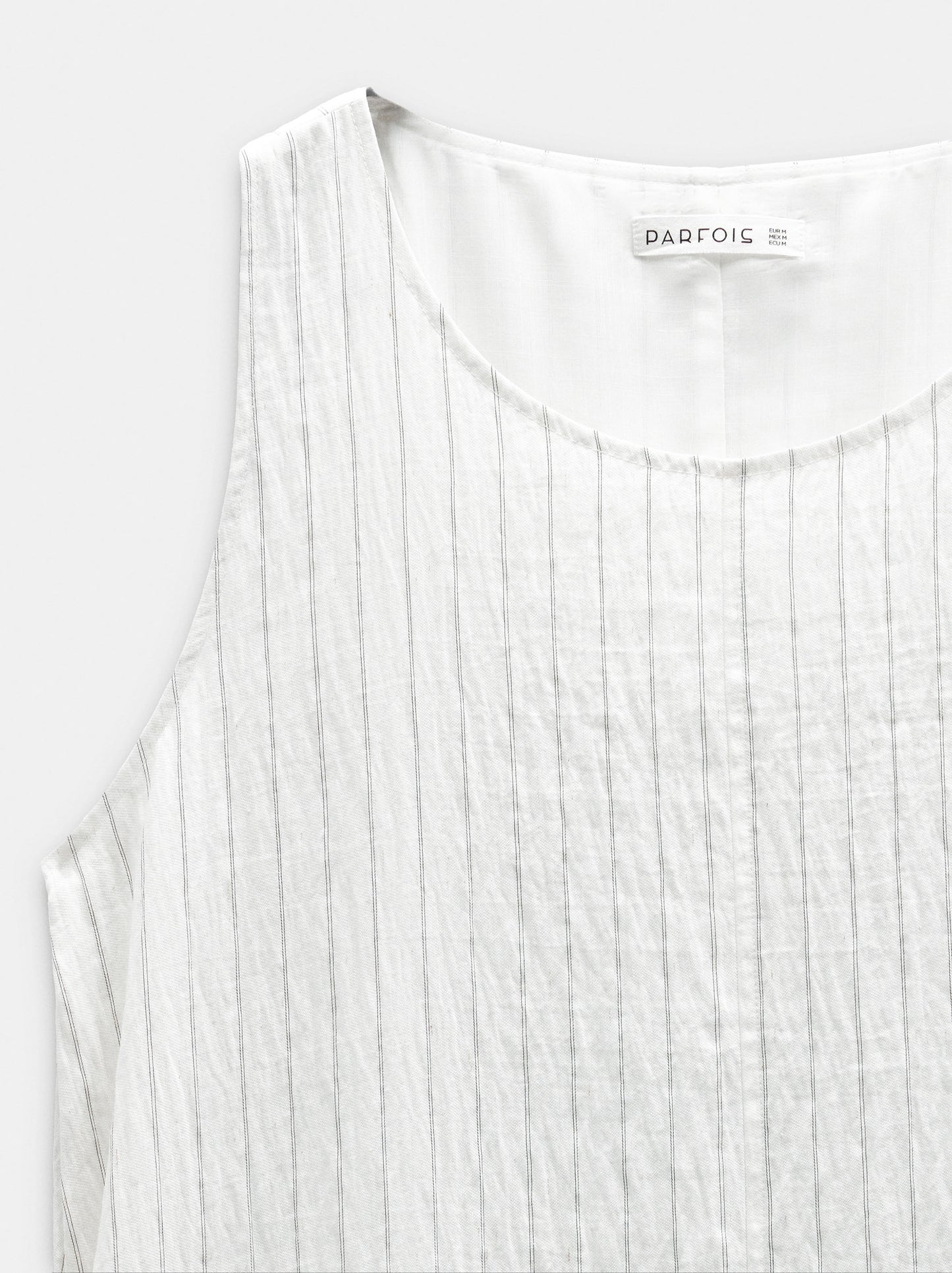 Crinkled Effect Striped Midi Dress