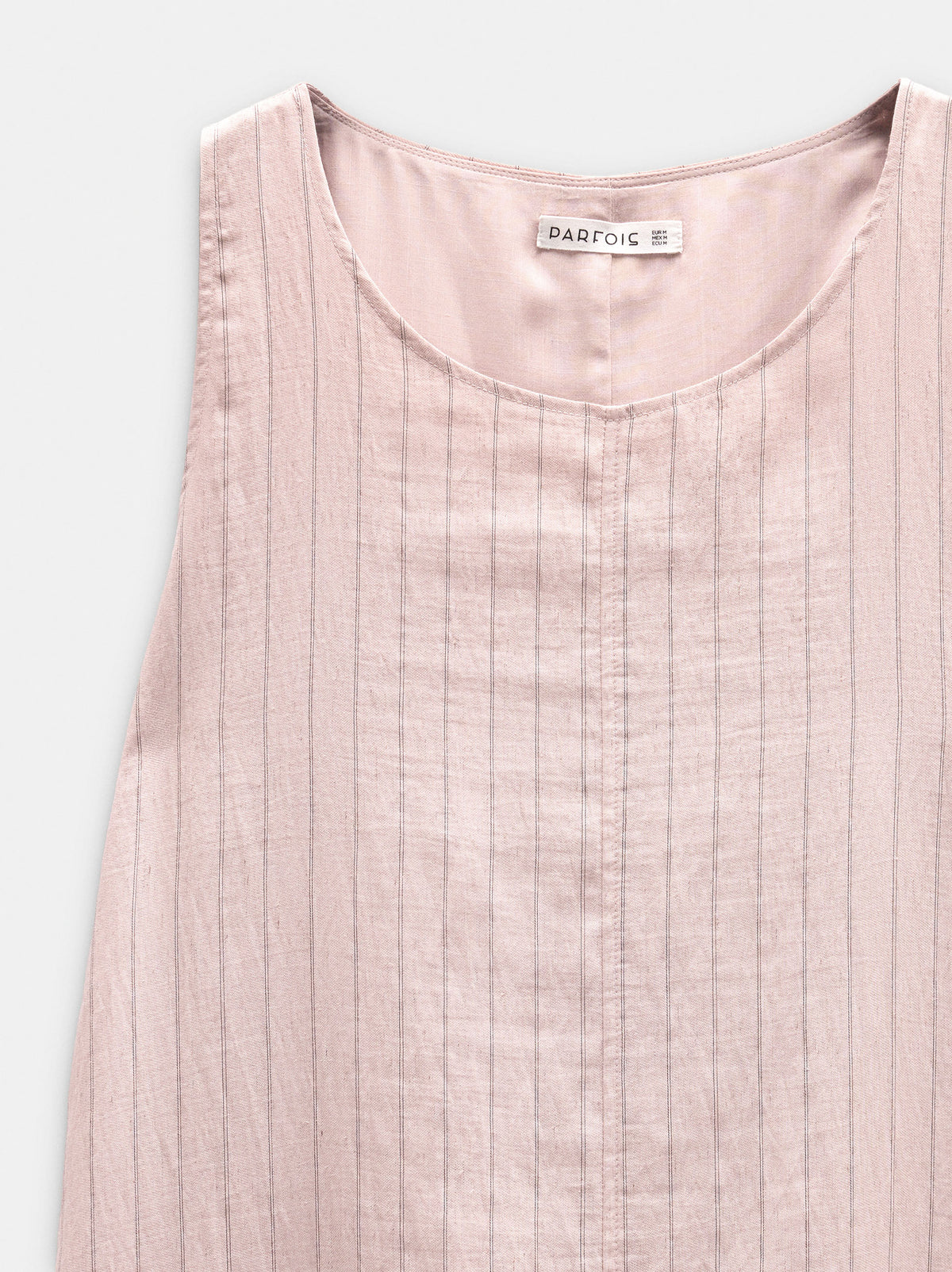 Crinkled Effect Striped Midi Dress