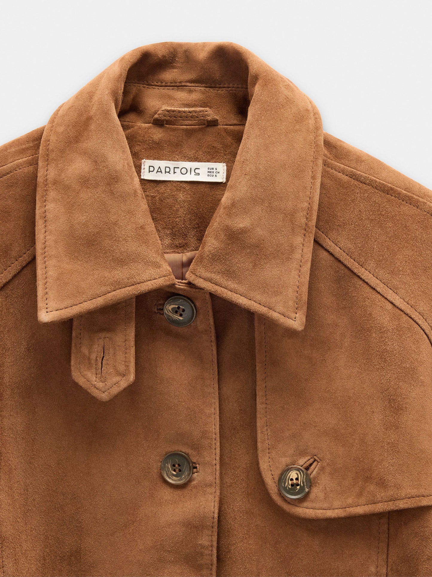 Leather Jacket With Adjustable Collar