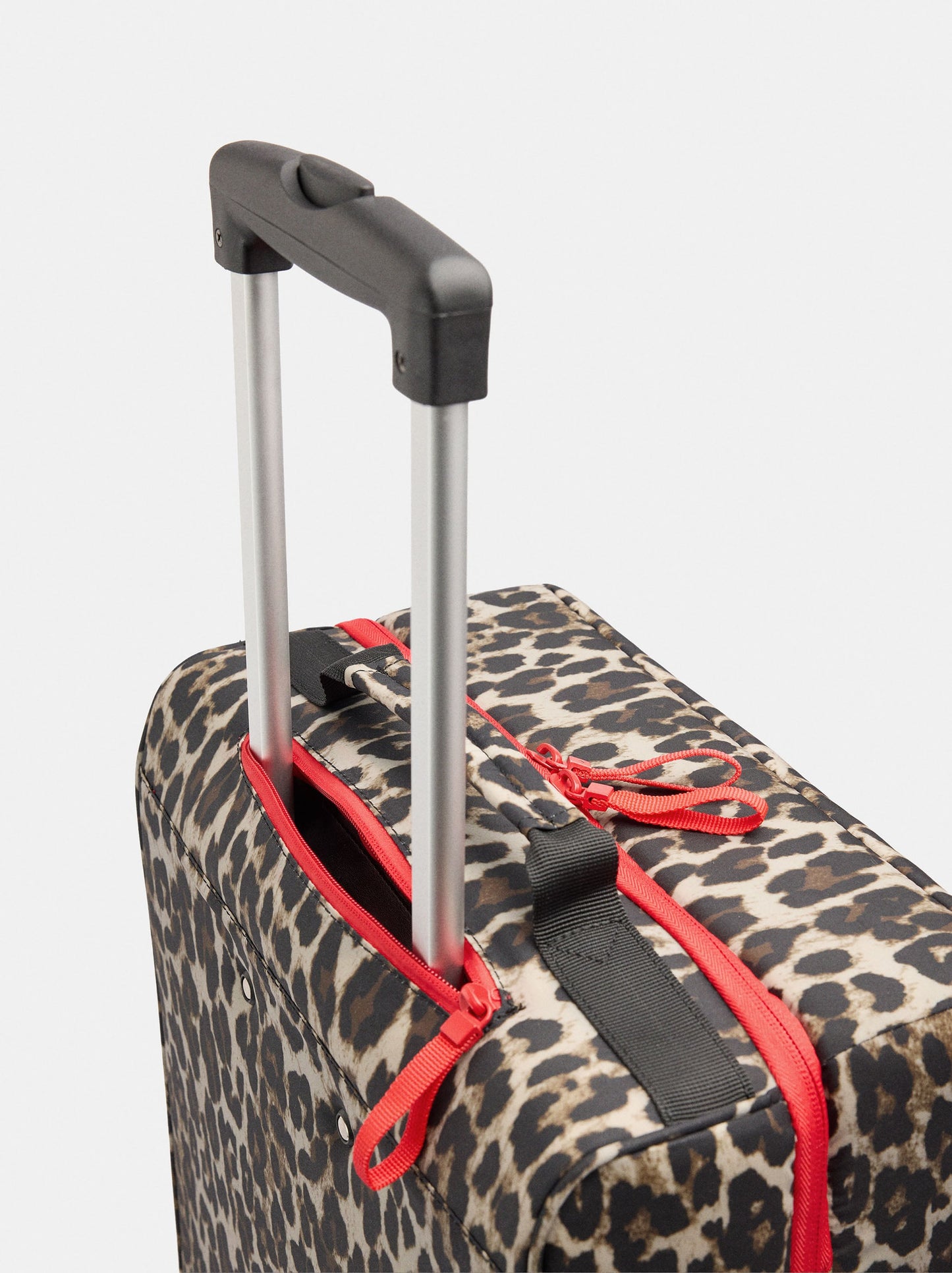 Animal Print Nylon Travel Suitcase