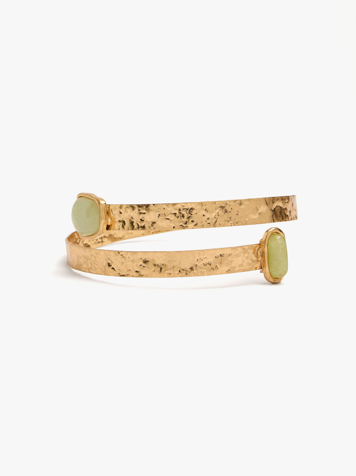 Crossed Bracelet With Stones
