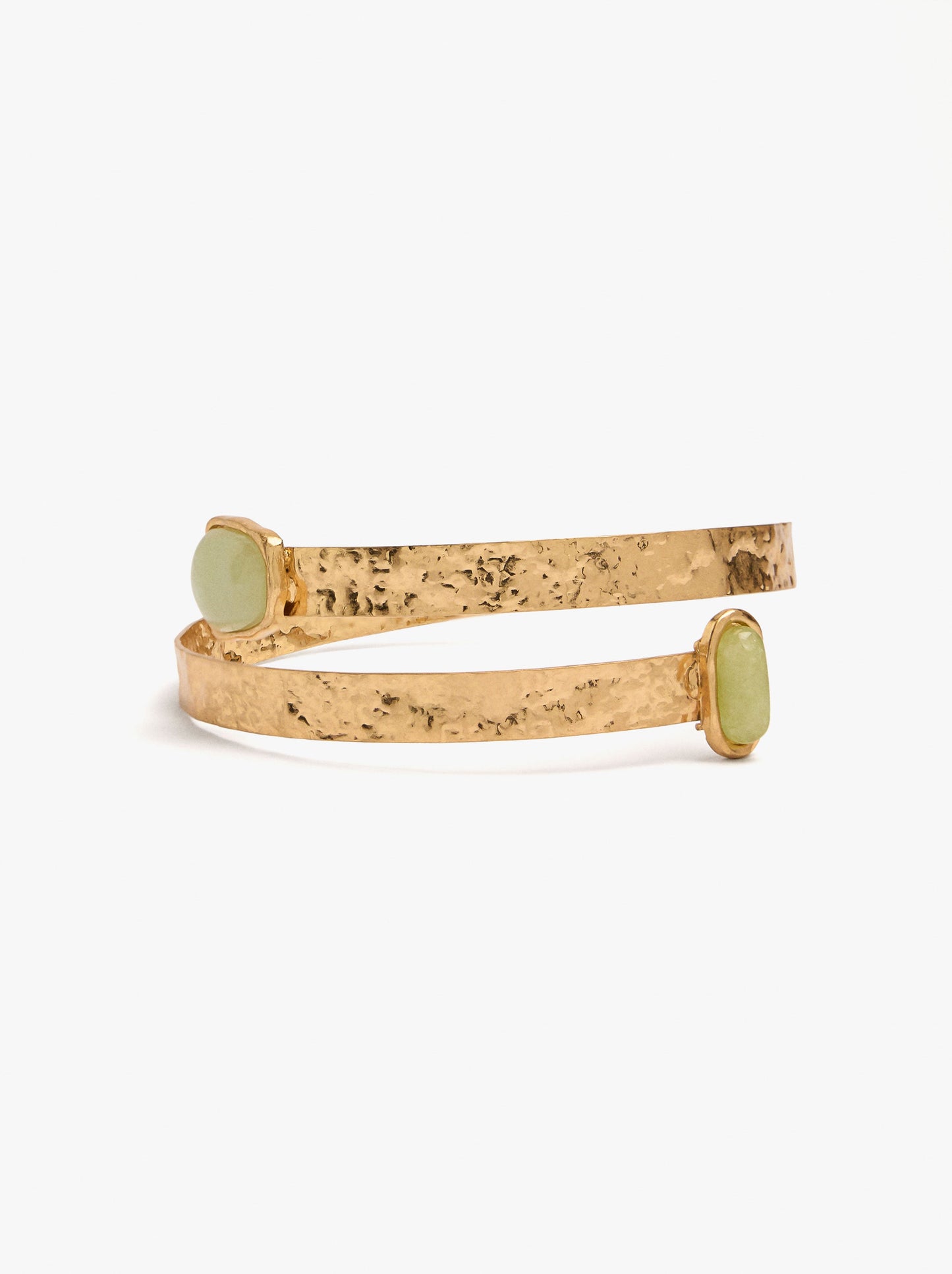 Crossed Bracelet With Stones