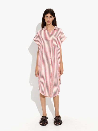 Striped Dress With Pocket