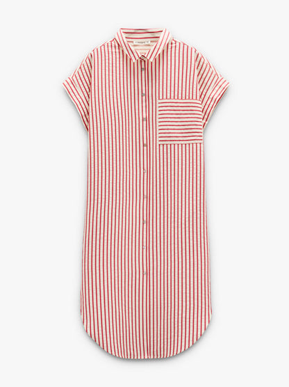 Striped Dress With Pocket