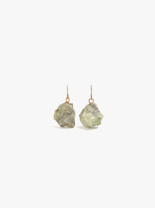 Earrings With Irregular Stones