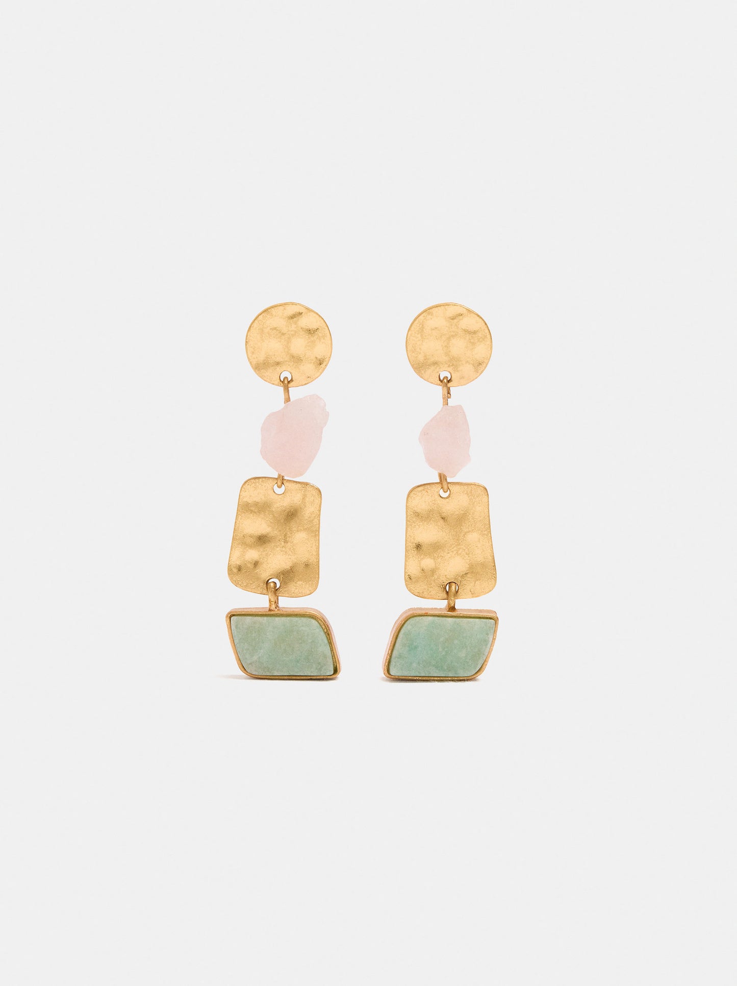 Long Earrings With Stone