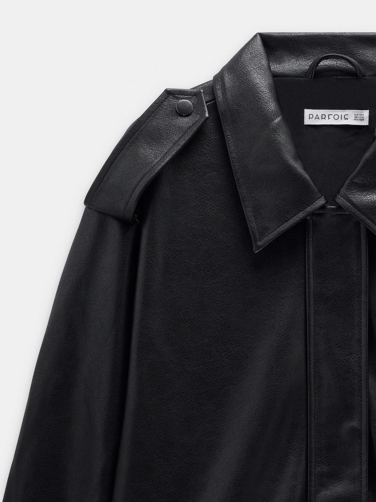 Leather-Effect Biker Jacket