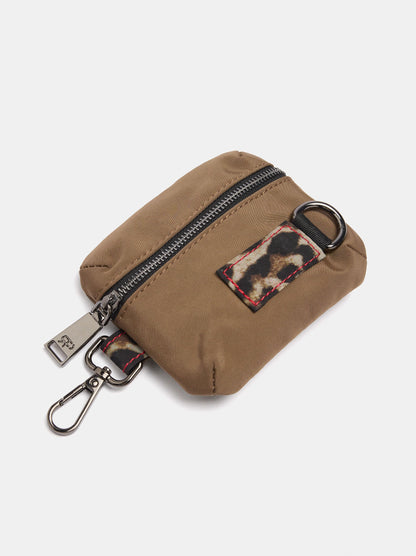 Nylon Shoulder Bag With Flap