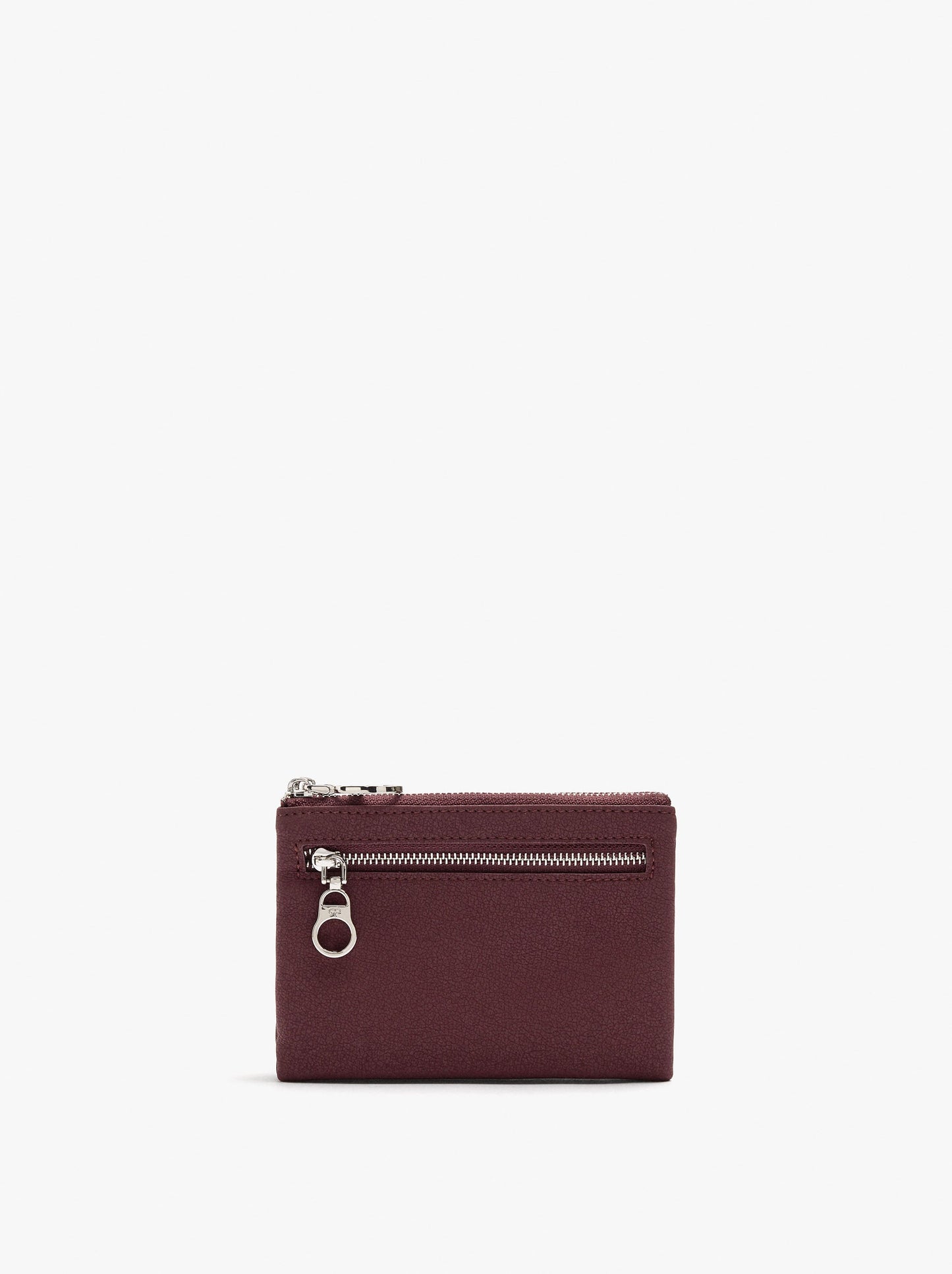 Textured Card Holder With Coin Purse