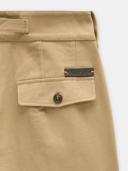 100% Cotton Trousers With Pleats