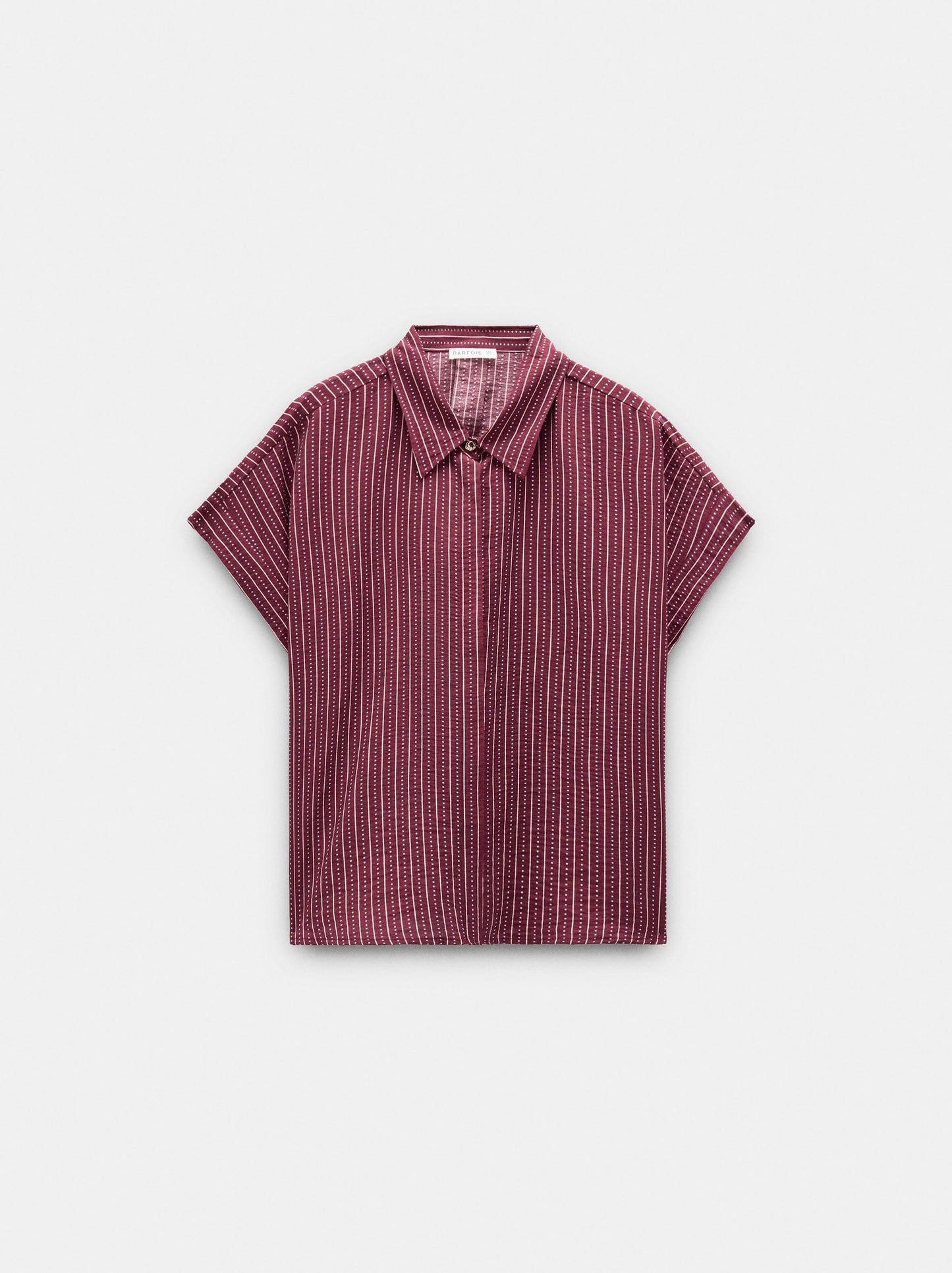 Short-Sleeved Striped Shirt