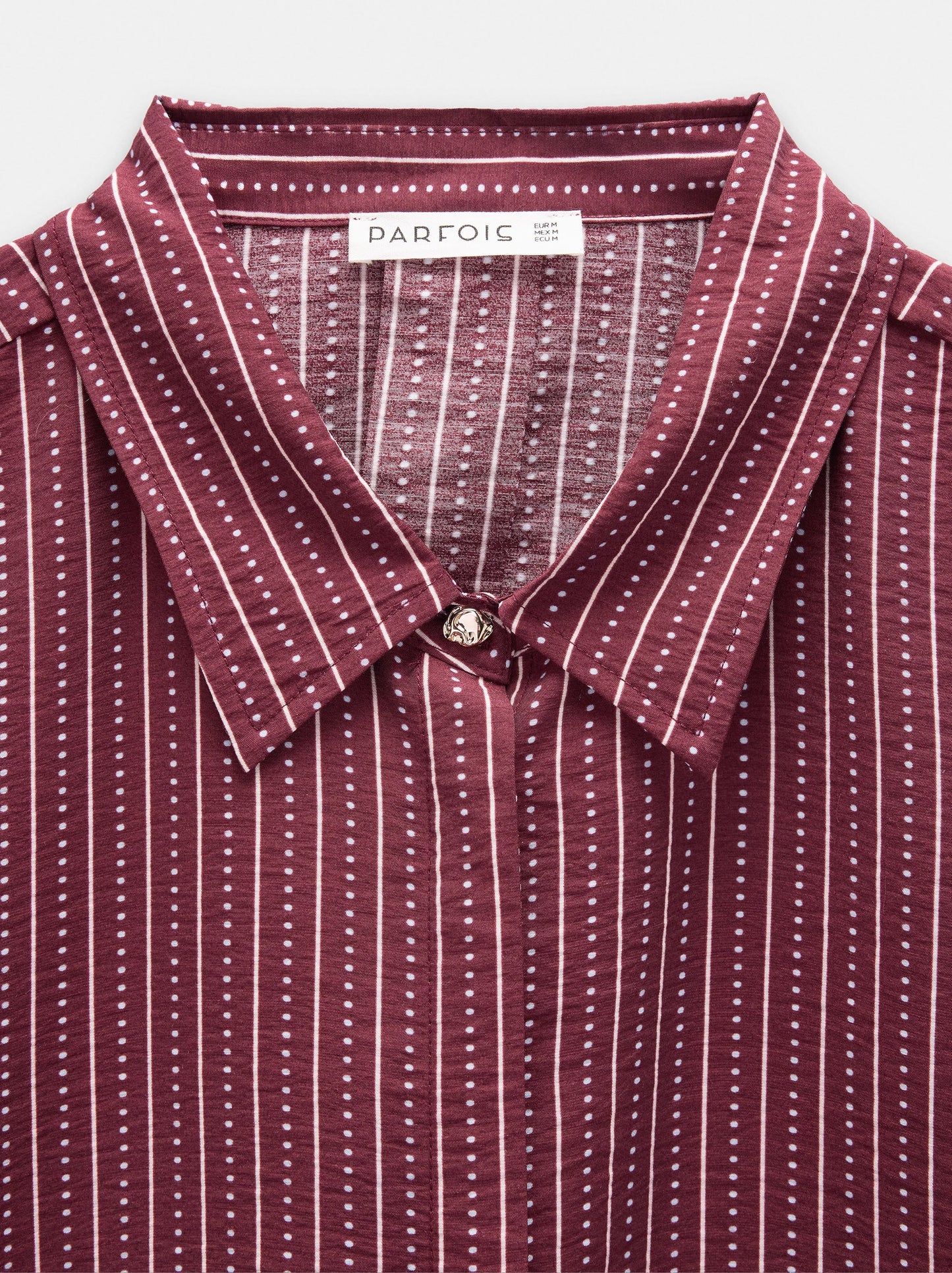 Short-Sleeved Striped Shirt