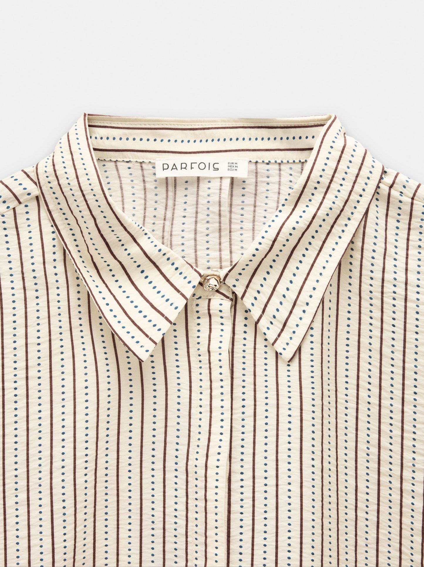 Short-Sleeved Striped Shirt