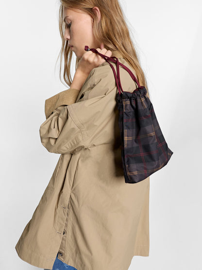 Reversible Nylon Shoulder Bag