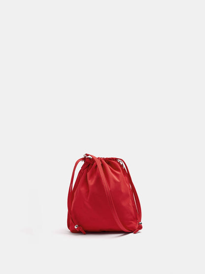 Reversible Nylon Shoulder Bag