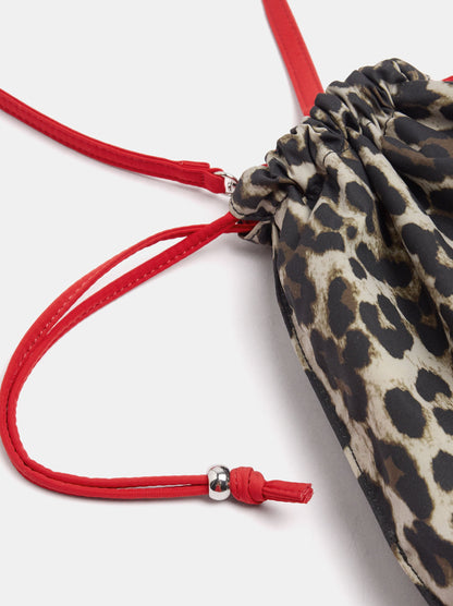 Reversible Nylon Shoulder Bag