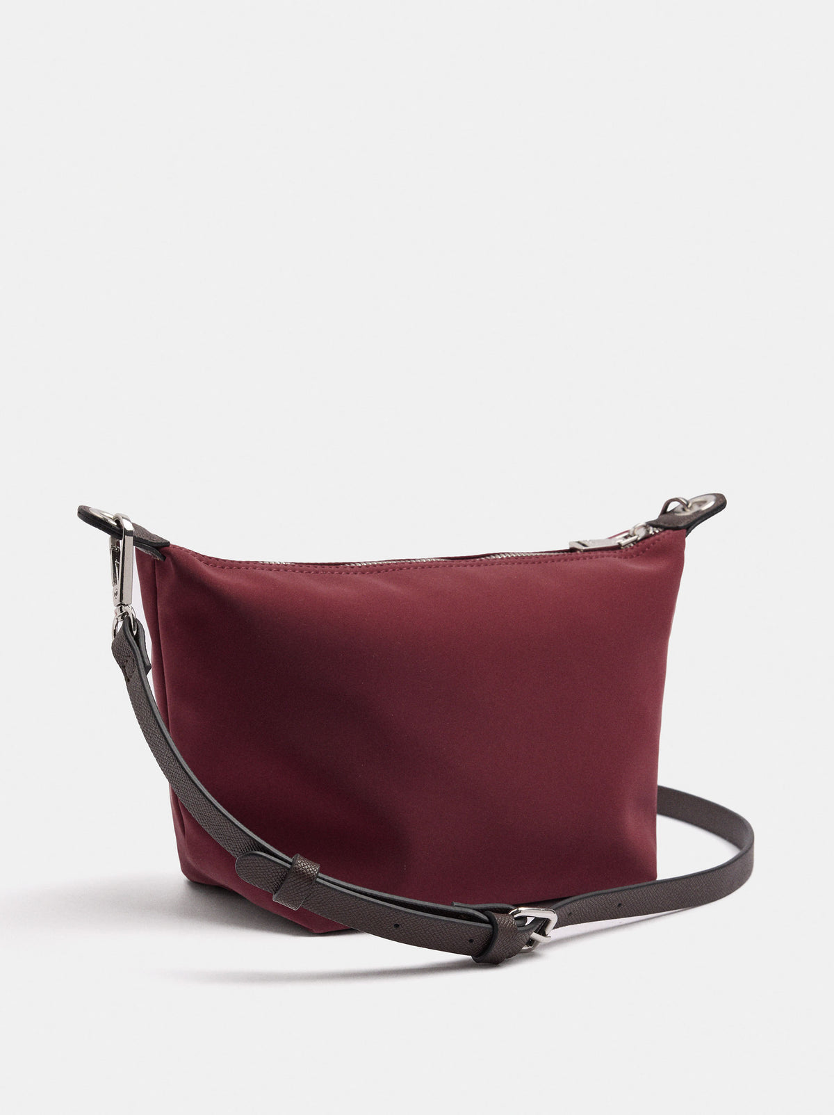 Shoulder Bag With Soft Texture And Pendant
